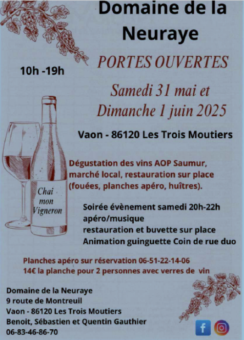 PORTES OUVERTES AU DOMAINE DE LA NEURAYE