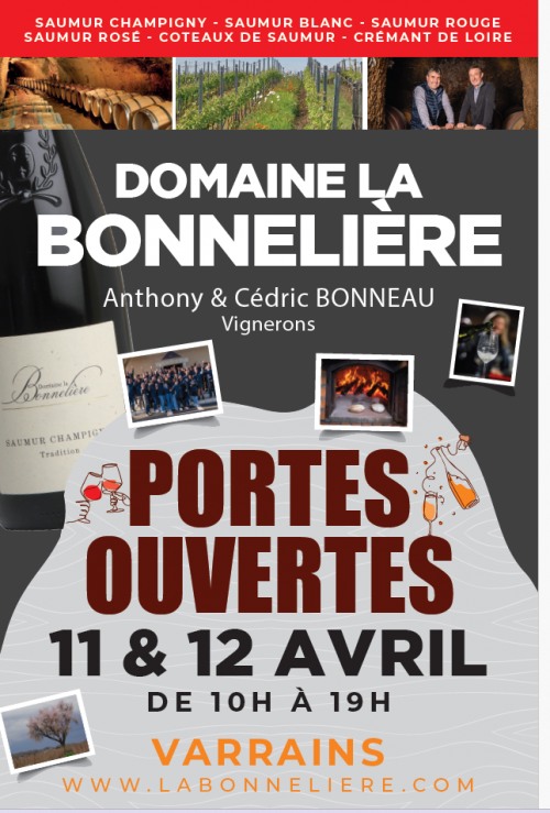 PORTES OUVERTES au Domaine de la Bonneli&egrave;re